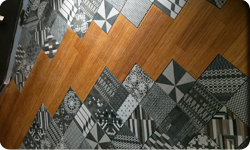 réalisations de sols et escalier en carrelage